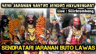 Aksi Seru Buto Lawas di Jaranan Sastro Jendro Hayuningrat live Silirkrombang