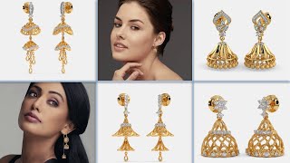 Gold Jhumka Earrings collection For Women | Latest Arrivals