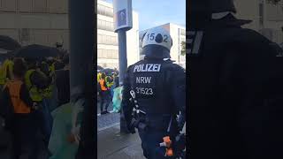 Polizeirepression gegen Anti-AfD-Demo in Essen