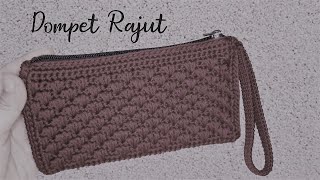 Tutorial  "Dompet Rajut" || "Motif Kepang" Mudah dan Simple.!!!