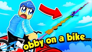 Roblox obby but you are on a bike world 10 ( Part1 ) | Jovelthomasyt