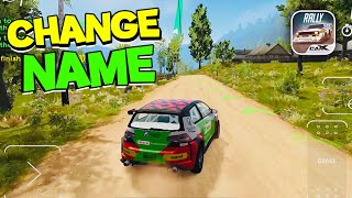 How to Change Your Name or Username in CarX Rally