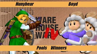 Warehouse War 4 - Pools - TCS | Hunybear (Link) vs Boyd (Ice Climbers)