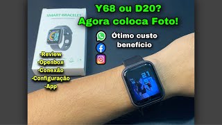 SMARTWATCH D20/Y68 ATUALIZADO: CONFIGURANDO NO CELULAR ANDROID/APP/CONEXÃO Melhor Custo Benefício!