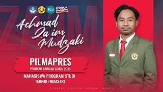 Achmad Zaim Mudzaki  - UPN Veteran Jakarta - Pilmapres Program Sarjana Tahun 2023