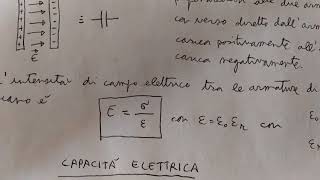 Elettricita': Condensatori Piani