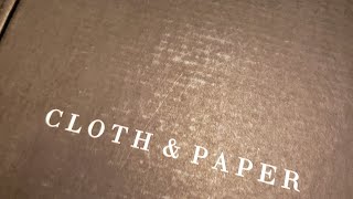 Cloth and Paper Sub box | April