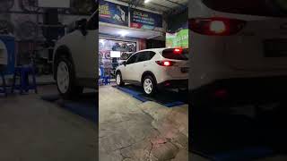 MAZDA CX-5 PAKAI R18 HSR MINAS WHITE #mazdacx5 #velgmazda #velgmazdacx9