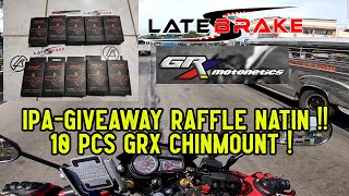 MATIBAY NA GRX CHINMOUNT FOR HELMET ! IPA-GIVEAWAY RAFFLE NATIN | PAANO SUMALI ? | HONDA RS125 FI