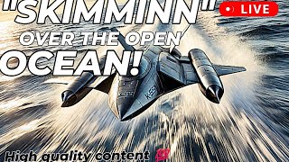 ''SKIMMING THE OPEN OCEAN  WAVES'' A COSMIC CHILL VIBE!