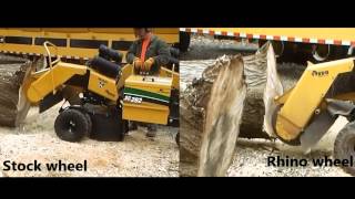 Vermeer 252-292 Yellow jacket vs Rhino wheel