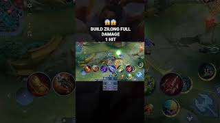 BUILD ZILONG 1 HIT LANGSUNG MENINGGAL🔥 #mlbb  #buildzilong  #unibet99 #mobilelegends #fyp #shorts