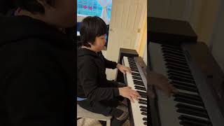 Amazing! 11-year-old Jason Zhang plays a beautiful song composed by himself #piano #shorts