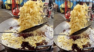 superfast potato chips meking in Patna 😱|| bulk Quantity meking South Indian 🔥 potato fingar chips