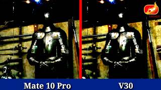 Huawei Mate 10 Pro vs LG V30 very lowlight camera Comparison