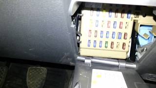 2007 Subaru impreza fuse box locations and fuse card