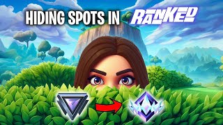 Top 10 Hiding Spots for Rank (builds and zero builds) - Chapter 5 Season 2