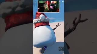 Giant Snowman Fortnite Throwback