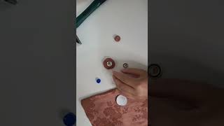 Making fabric covered buttons