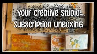 Check out this Junk Journal Subscription box! Your Creative Studio - Bee Theme