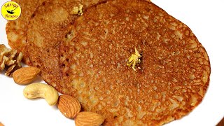 Egg less Wholewheat Pancake | Wheatflour breakfast recipe | Instant Kids Snack | muttai illa pancake