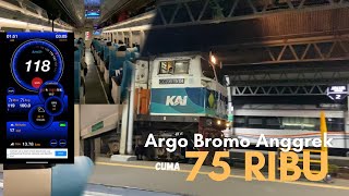 CUMA 75RIBU AJA!!! Naik Kereta Api Argo Bromo Anggrek | Semarang - Surabaya