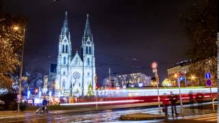 Prague - Náměstí Míru - sv. Ludmila (Time-Lapse 4K)