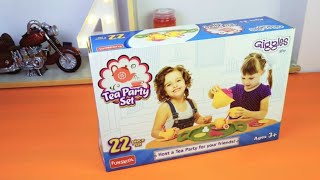 Pretend and Role Play Tea Party Set from Funskool - Unboxing and Review Peephole View Toys