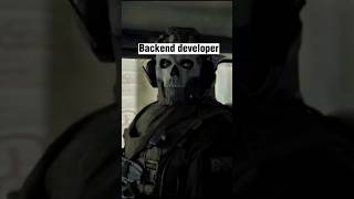 💀Frontend Dev teases Backend Dev💀🤣 | #shorts #shorts #trending #developer #reactjs #coding #frontend