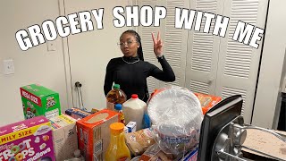 MOVE IN SERIES EP. 3 COME GROCERY SHOPPING W/ ME FOR MY APARTMENT | Shalaya Dae