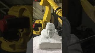 Mahajan Automation, Refurbished robot for sculpture making with sprutcam