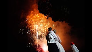 Steph and Jamie Wedding Fireworks