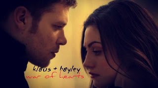 klaus + hayley | war of hearts