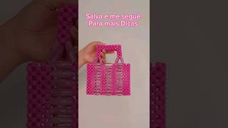 Beaded Bag Pink