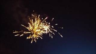 Amazing Fireworks On Canada Day In A Tiny Town