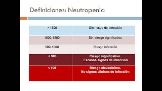 Clase 6  El paciente neutropenico febril