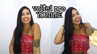 VOLTEI PRO YOUTUBE DEPOIS DE 5 ANOS - Juliana Tomaz