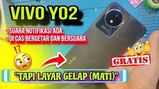 Cara Mudah & Gratis, Vivo Y02 Layar Gelap Tapi Suara Notifikasi Ada (Layar Ngebleng).