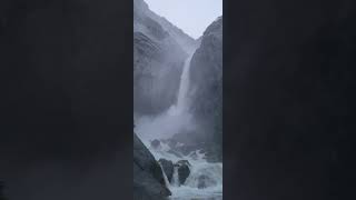 Historic High Water at Lower Yosemite Falls Due to Snow Melt