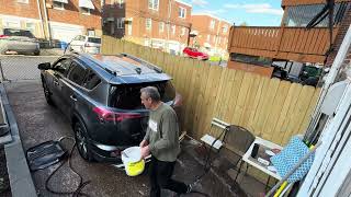 i washed my car at home- Philadelphia- Apr.20.2024 🚙❤️