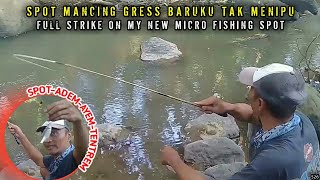 Spot Mancing Gress Baruku Tak Menipu / Full Strike On My New Micro Fishing Spot