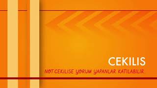 IKINCI CEKILIS ICIN YORUM YAPMAYI UNUTMAYIN! #cekilis