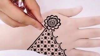 Latest Eid mehndi design| Simple Henna mehndi design 2024 | Back hand mehndi design|