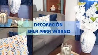 Decorando mi sala #verano2023 #azul