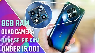 You will have This Amazing Phone under 15000 |8GB Ram |Quad Camera|Dual selfie Cam