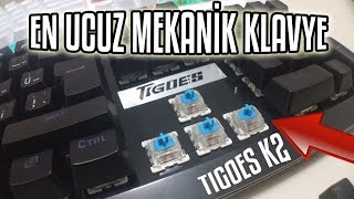 Dünya'nın En Ucuz Mekanik (!) Klavyesi İncelemesi + Mouse Bedava | Tigoes K2 Blue Switch Ses Testi