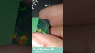 Ethiopian Black Fire Opal || Pearl Gems& Jewels || Black Fire opal