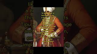 Tipu Sultan Bravery Quotes #shorts #tipusultan #brave