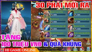 VLTK Mobile 30 Phái  Mới Ra - Free 100 Triệu VNĐ - Shop Bán Full - Vô Số Event Hấp Dẫn | Jx Hội Mộng