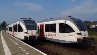 Veolia D-GTW 2/8 358 en 2/6 206 op Venray